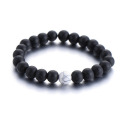 DIY Natural Stone Jewelry Couple 8mm Beaded Bracelet for Men Women